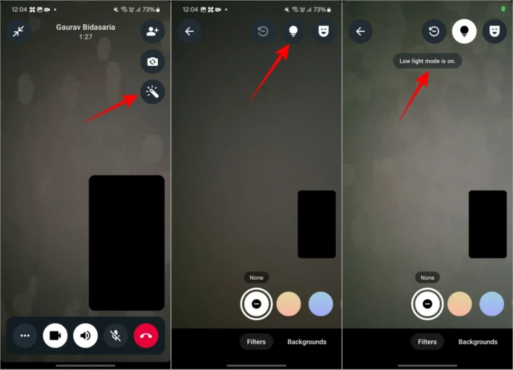 Modo de baja luz para la videollamada de WhatsApp aumenta la calidad del video