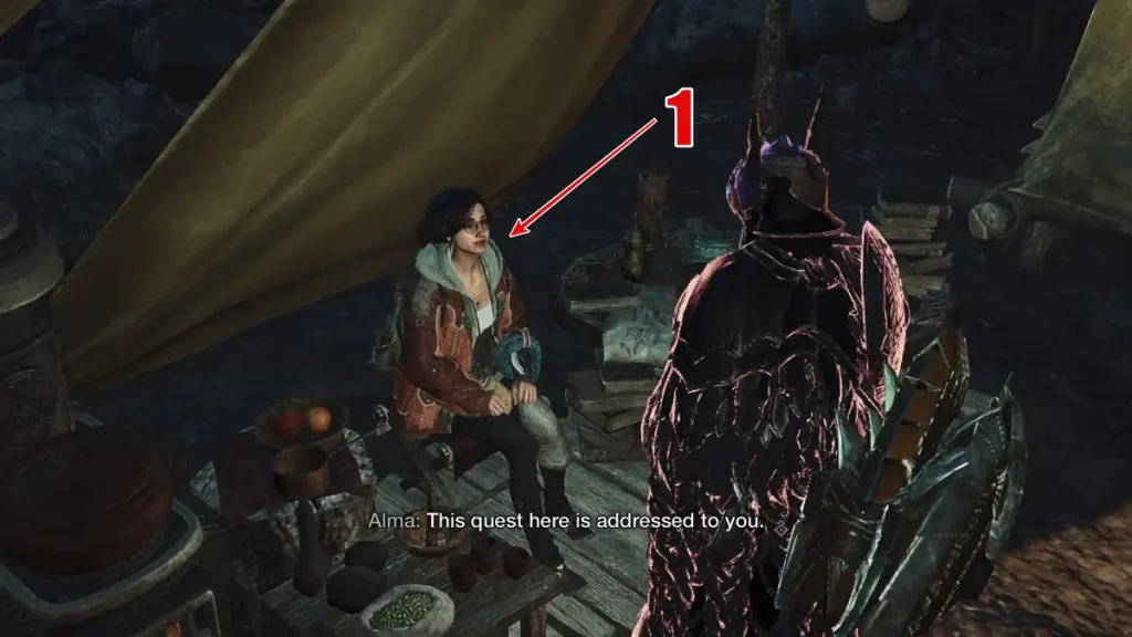 Alma en Monster Hunter Wilds