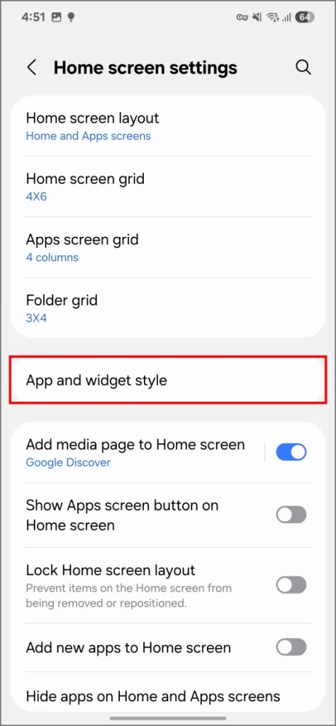 Aplicación y personalización de estilo de widgets en una UI 7