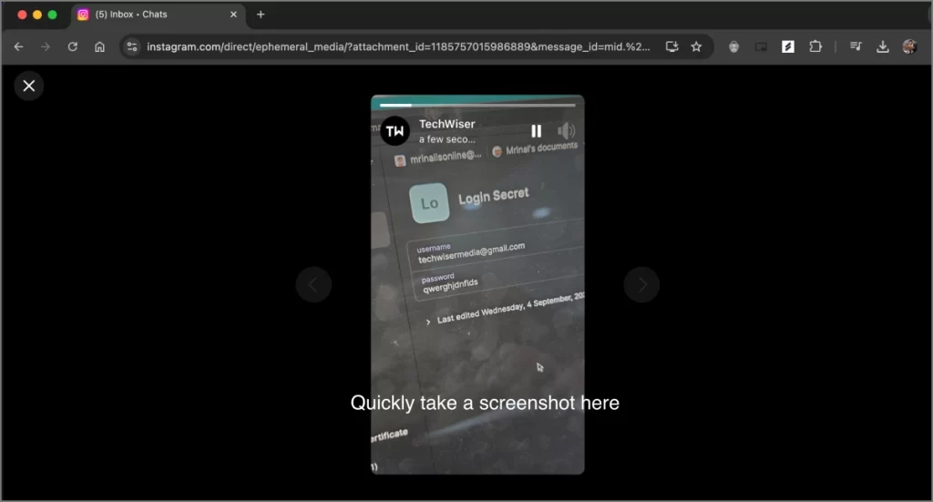 Guarde la vista de Instagram una vez foto en la web sin que ellos sepan