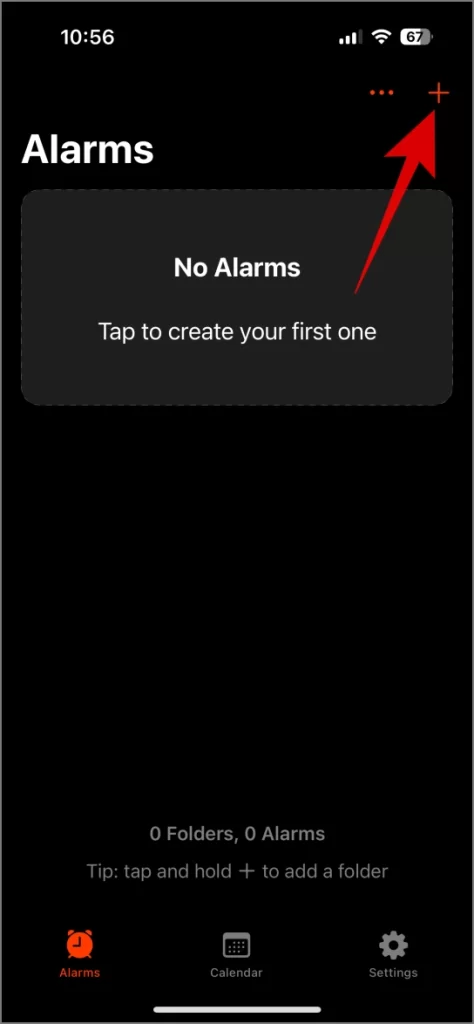 Establezca una alarma en la fecha específica en la aplicación de medianoche en iPhone
