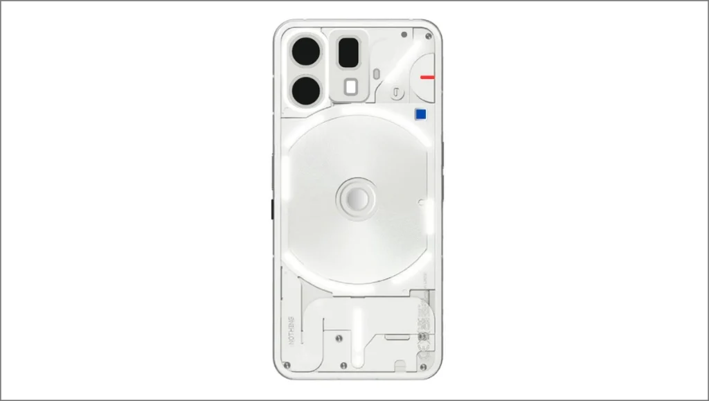 Nada de teléfono 3 render de diseño desde la web