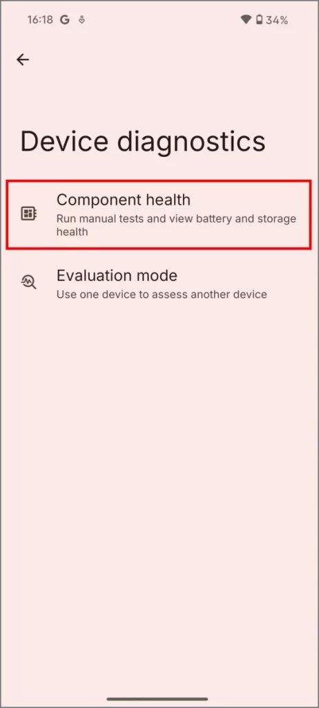 Verificar la salud de la batería y el recuento de ciclo en nada Teléfono 2a con nada OS 3.0