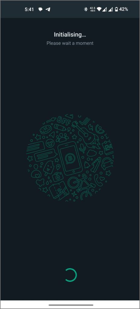 Inicialización de whatsapp con segundo número