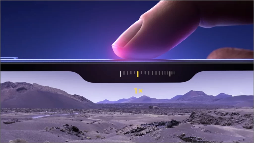 Característica de control de la cámara en el iPhone 16