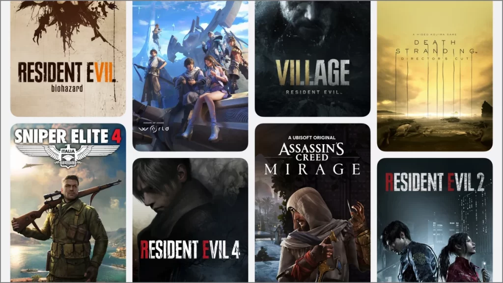 AAA Games en iPhone 16