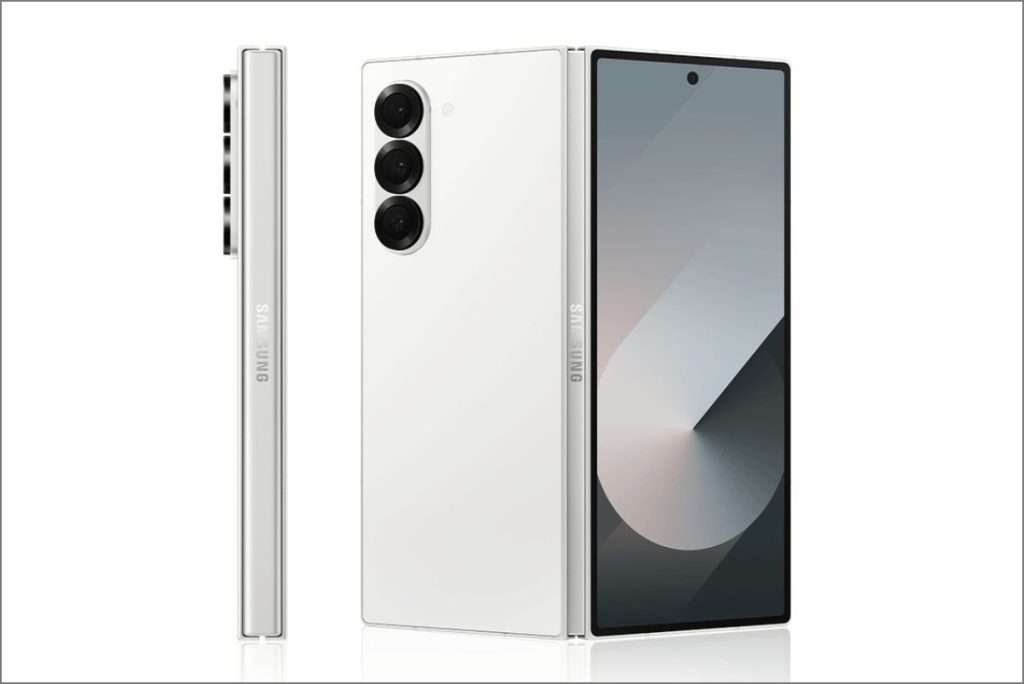 Samsung Galaxy Z plegable 6 color blanco