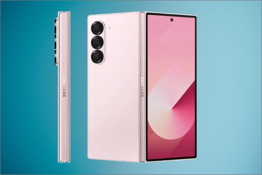 Samsung Galaxy Z Fold 6 Pink Color