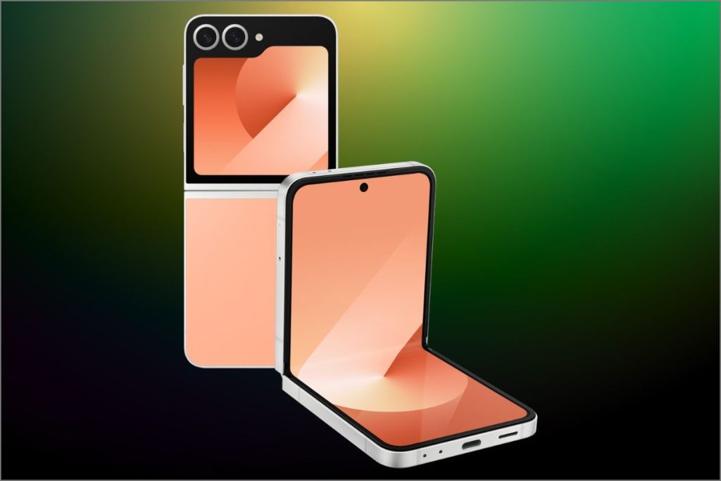 Samsung Galaxy Z Flip 6 Color de durazno