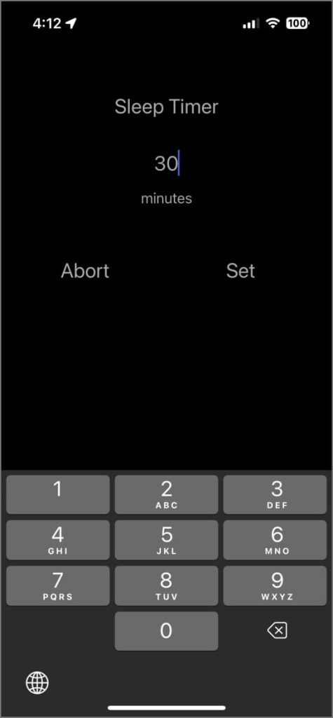 Aplicación de linterna para iPhone