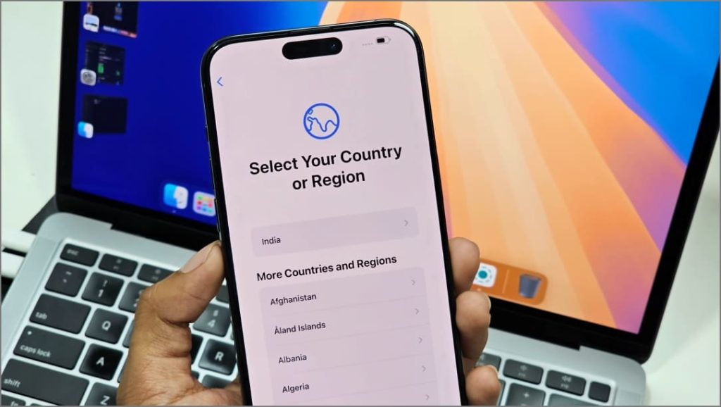 iPhone 15 Pro Max restaurado y retrocedido de iOS 18 beta a iOS 17