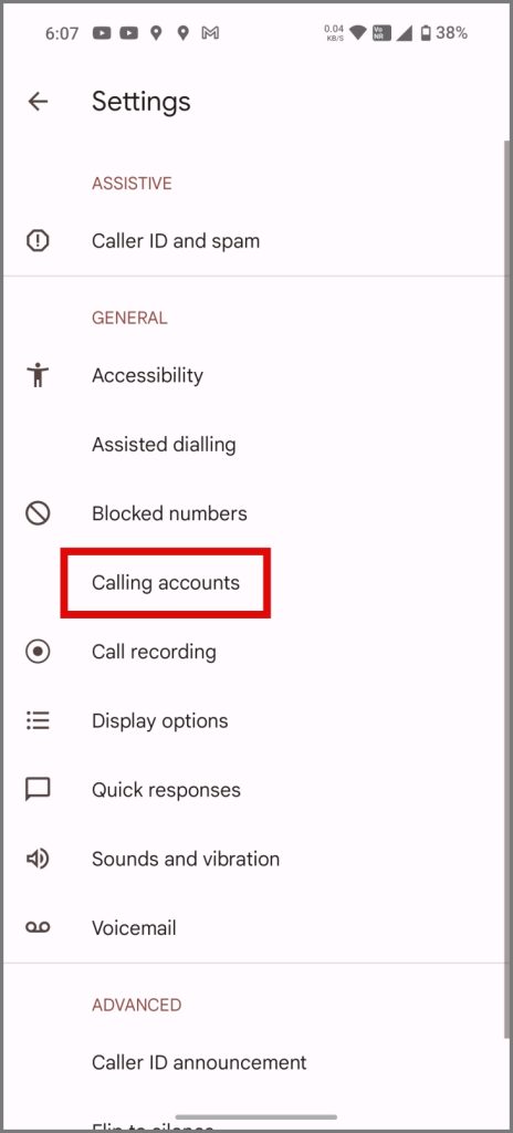 Ir a llamar a las cuentas en nada de teléfono