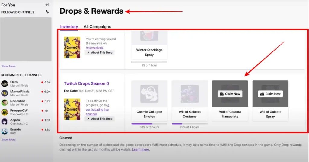 Cómo reclamar las caídas de Twitch para los rivales de Marvel