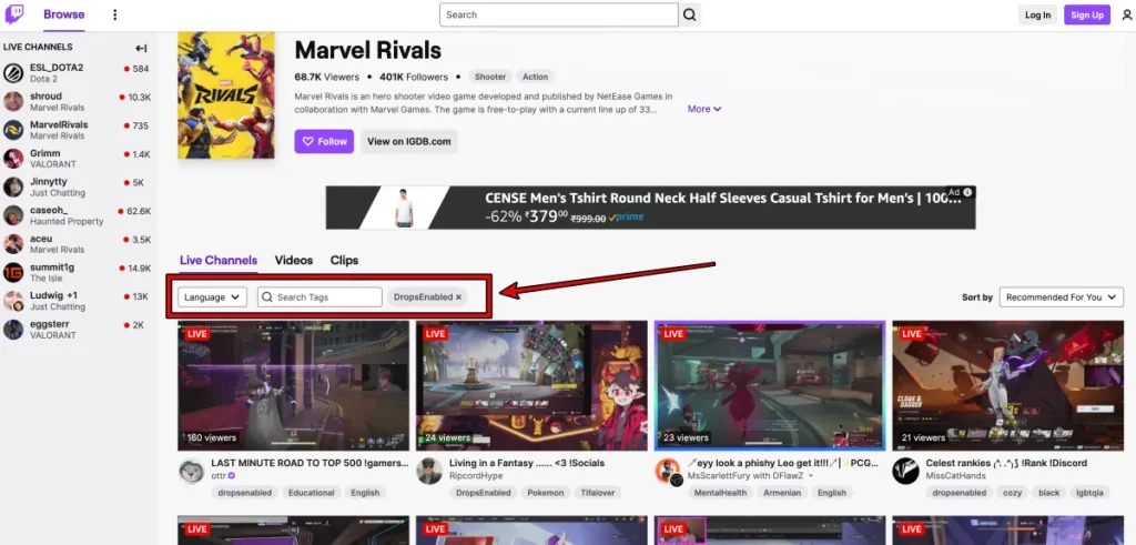 Cómo ver la transmisión de Marvel Rivals Twitch