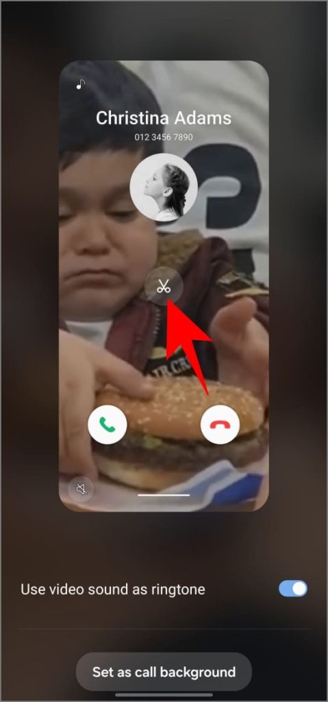 Configuración de un fondo de llamada en el teléfono Samsung Galaxy
