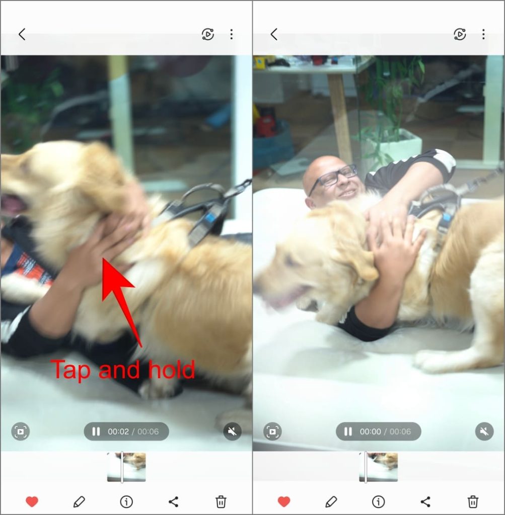 Característica instantánea lenta en la aplicación Samsung Gallery en Galaxy S24 Plus