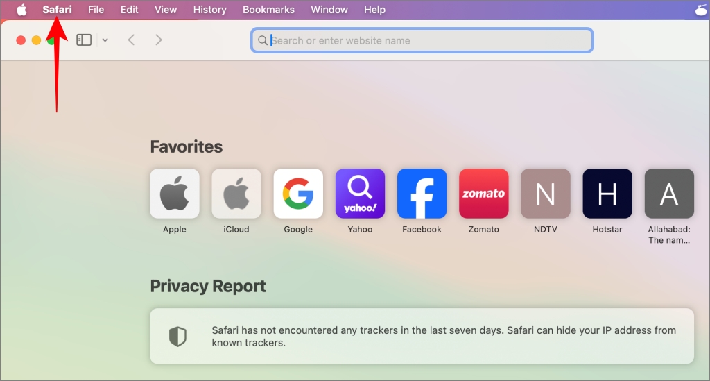 Safari en Mac