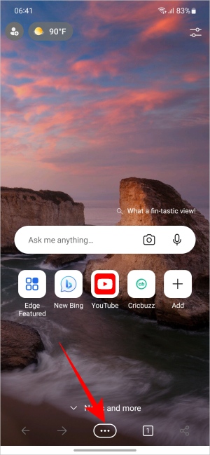 Borde en Android