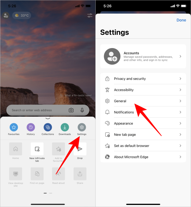Configuración de borde en iOS
