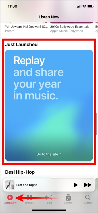Reproducir en Apple Music