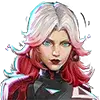 Mujer invisible Blood Shield Disfraz Rivales de Marvel