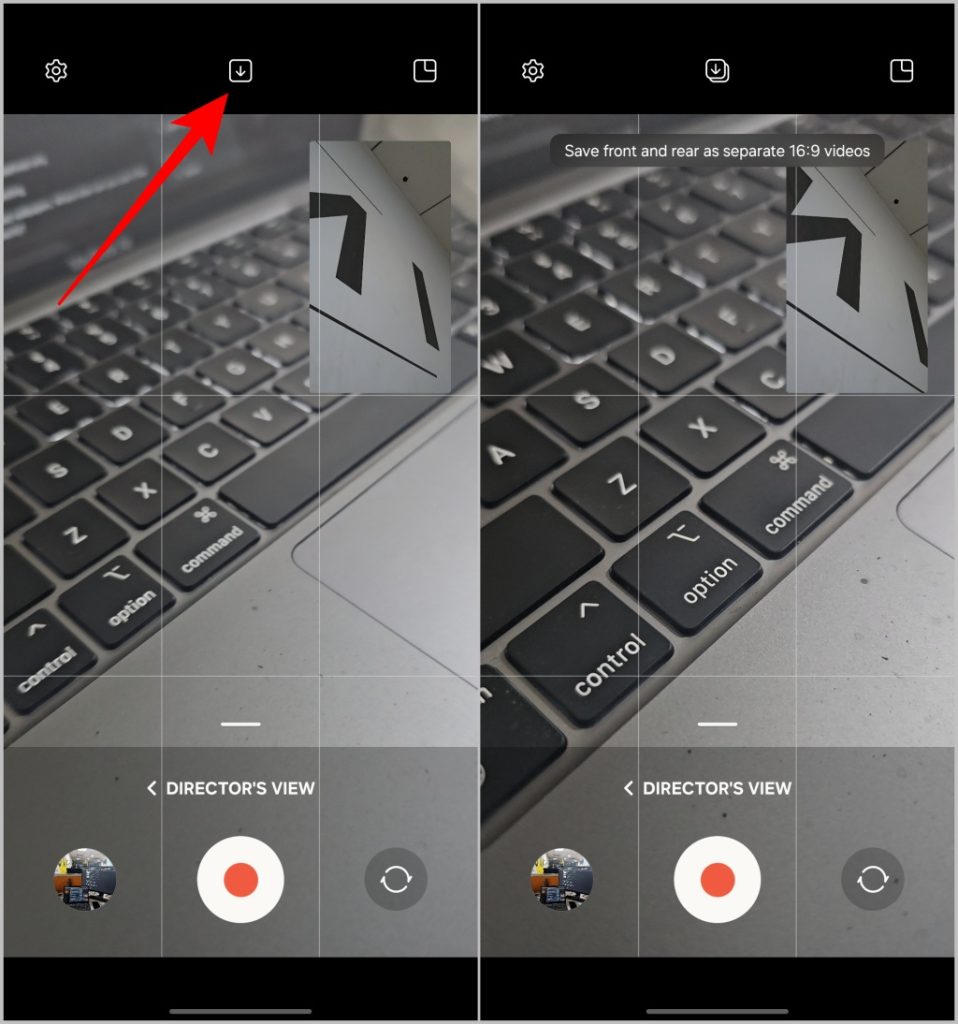 Guardar videos por separado 