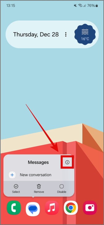 Acceso a la información de la aplicación de mensajes de Google en Android