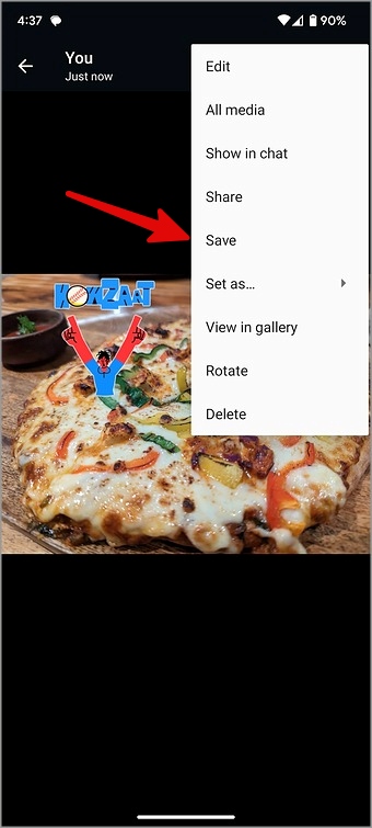 Guarde la foto de WhatsApp en Google Photos
