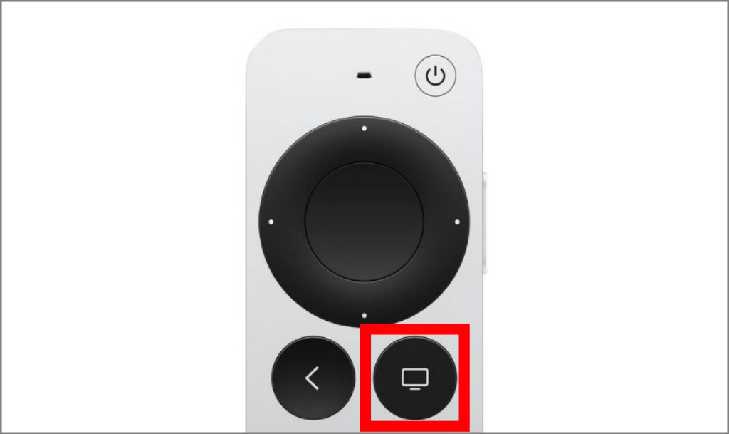Botón de TV/ Control Center