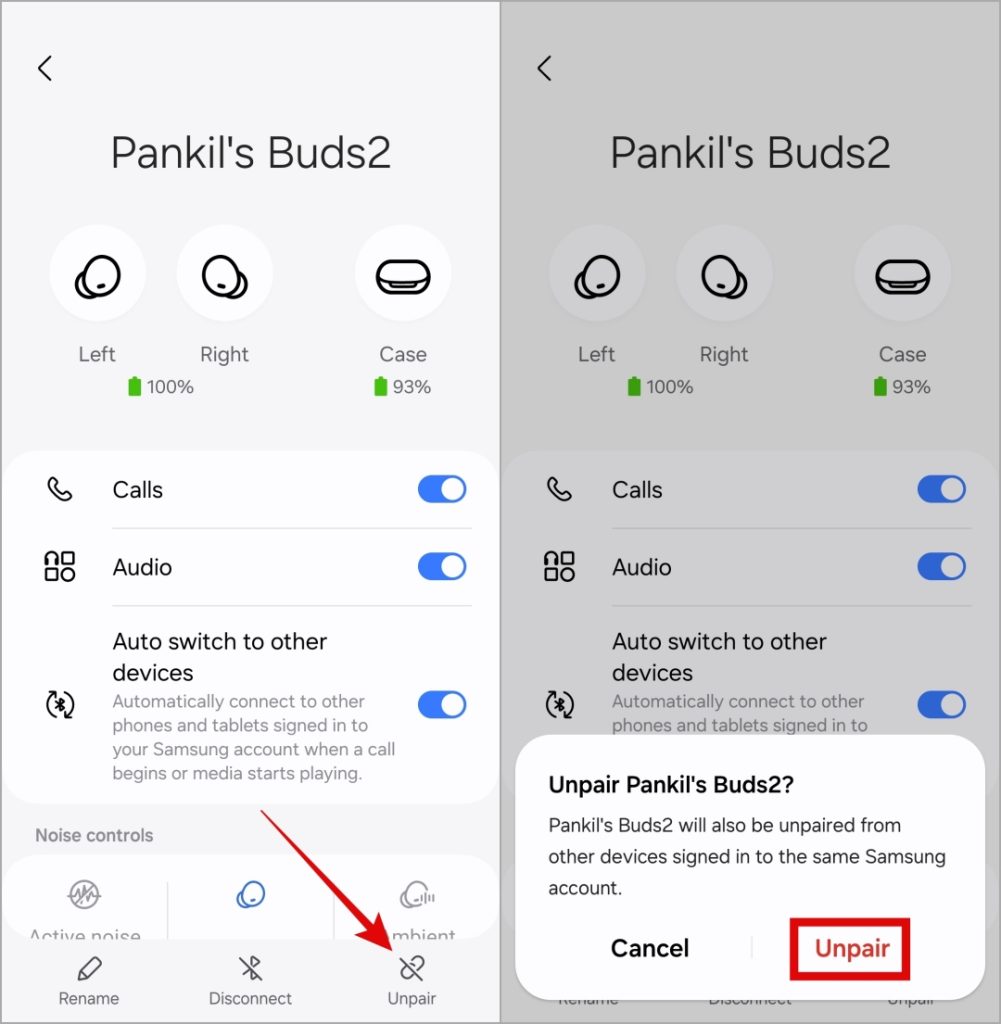 Auriculares Bluetooth de desaprobación de Android