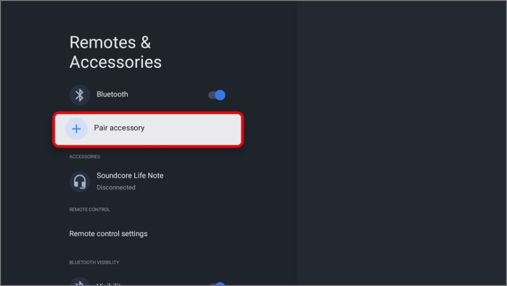 Conecte un dispositivo de audio Bluetooth en Google TV