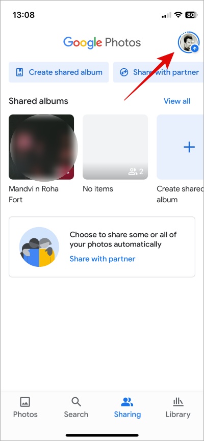 Google Photos está cargando/sincronizando datos