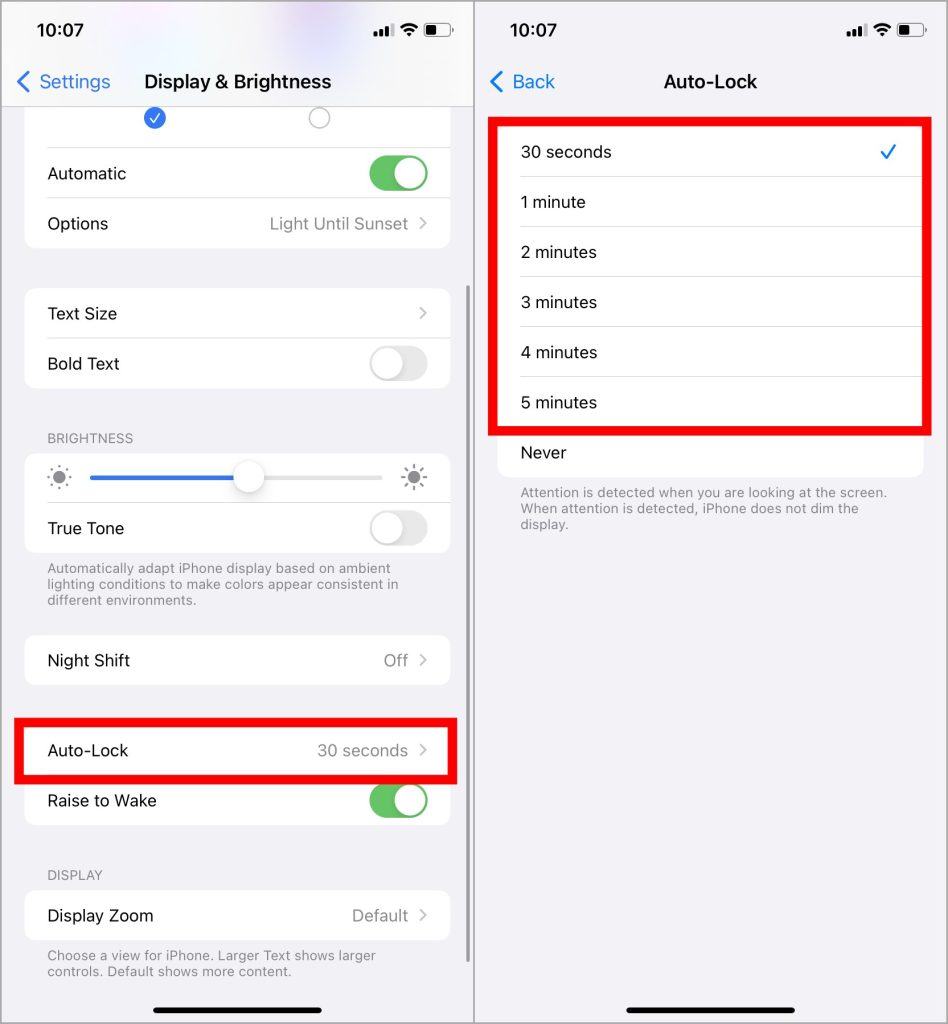 IPhone de bloqueo automático