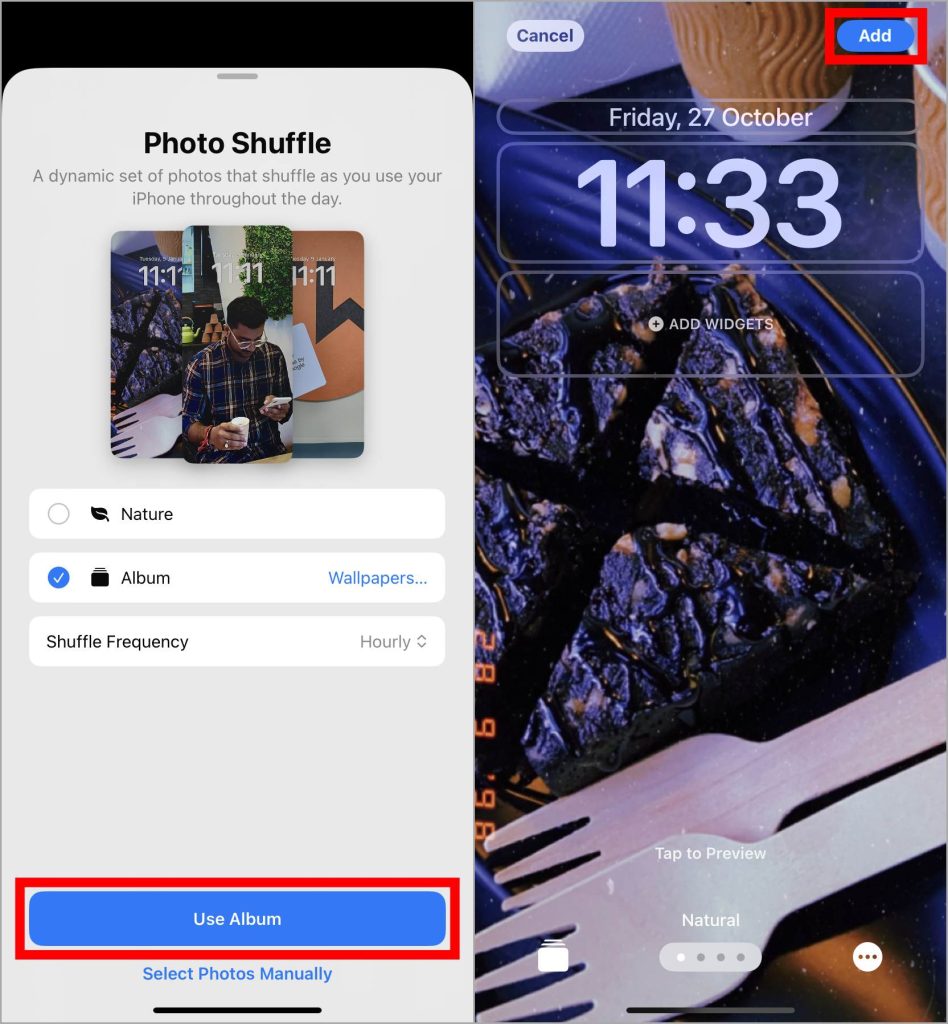 Editar el modo de pantalla de bloqueo en el iPhone