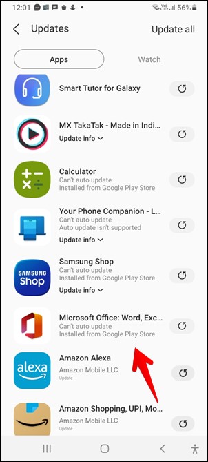 Play Store vs Galaxy Store Auto actualización
