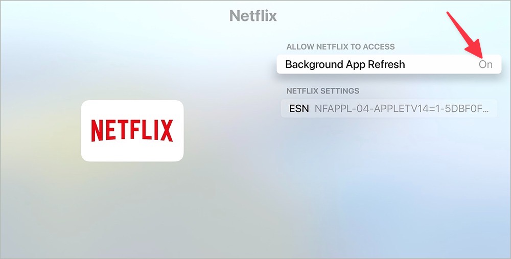 La aplicación de fondo se actualiza en Apple TV