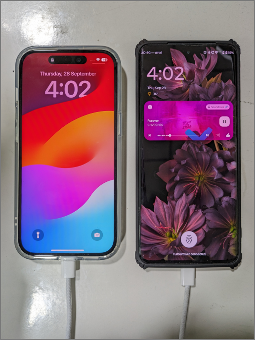 Cargar Android con iPhone