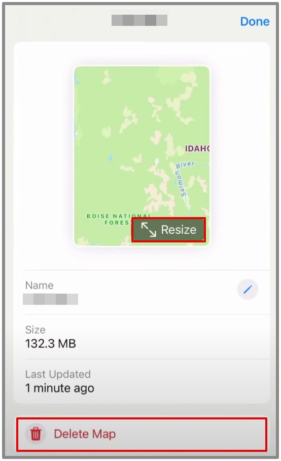 Use mapas de Apple fuera de línea en el iPhone 7