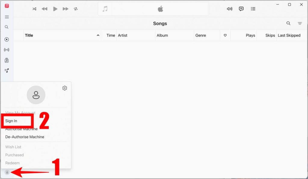 Iniciar sesión en Apple Music