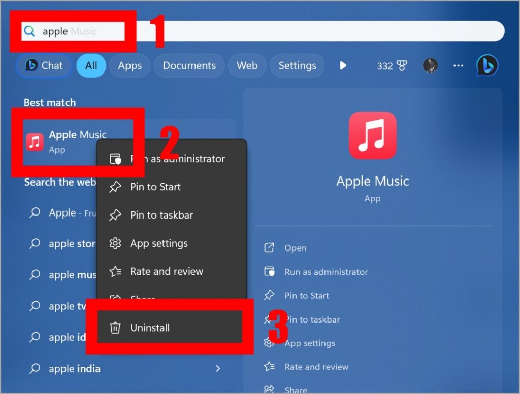 Opción de búsqueda de Windows