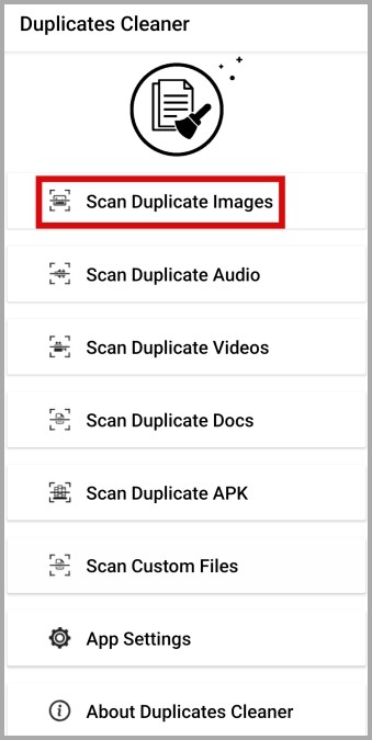 Encuentre fotos duplicadas en el teléfono Samsung Galaxy usando una aplicación de terceros