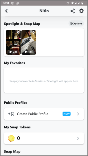 Spotlight & Snap Map en Snapchat
