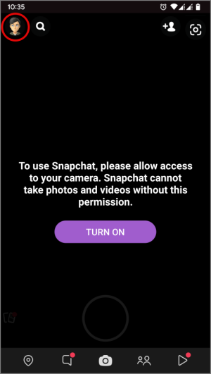 Icono de perfil de Snapchat
