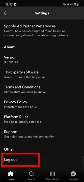 Arriba de Spotify