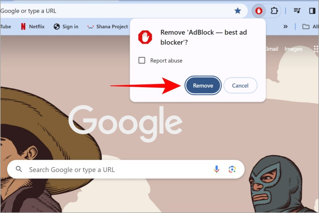 Eliminar el bloqueador de anuncios 