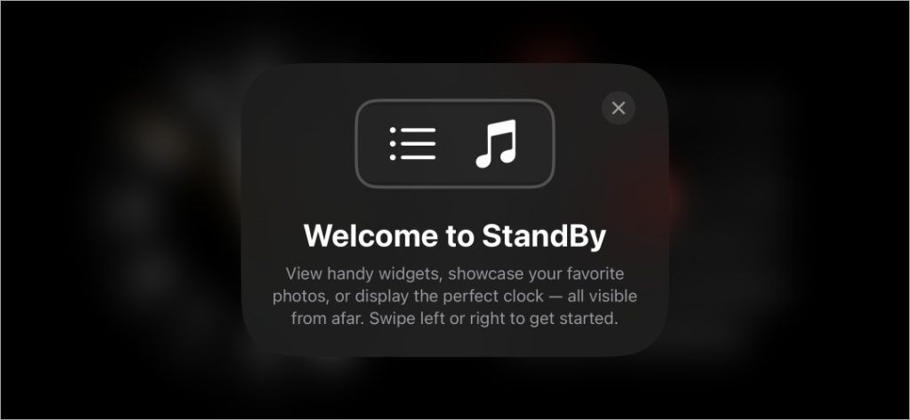 Bienvenido al mensaje de espera en iOS 17 iPhone