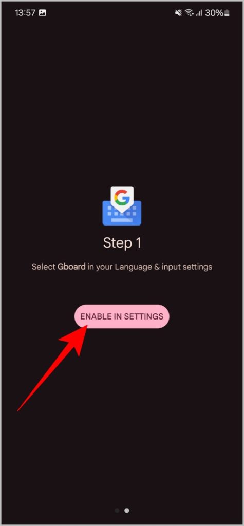 Configuración de Gboard