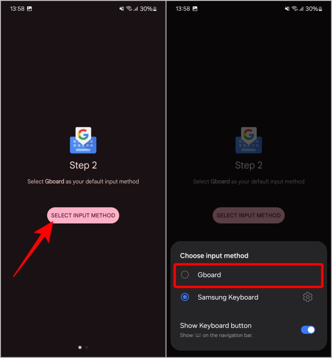 Cambiar el método de entrada del teclado en Android