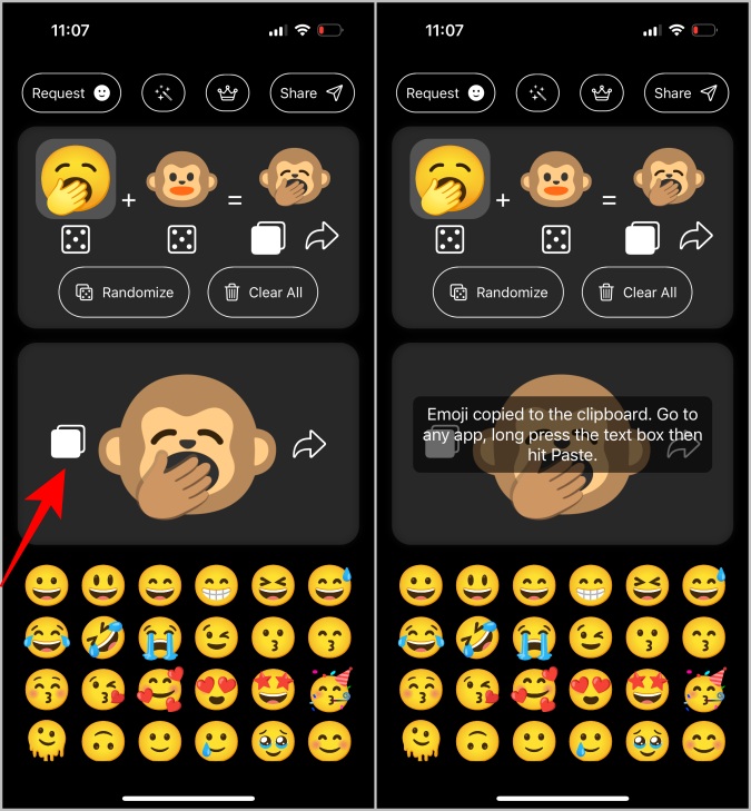 Copiar la pegatina de la cocina emoji