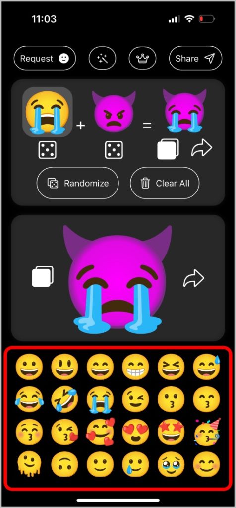 Emojis en la cocina emoji